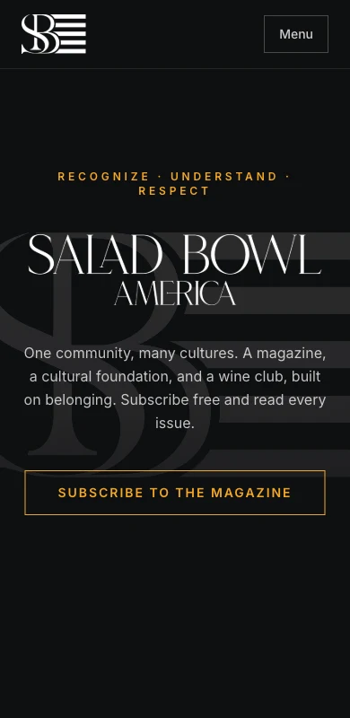 Salad Bowl America on a phone